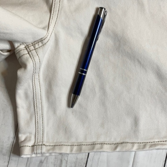 Free People Cindy hi-waist paper bag denim shorts size 6 NWT - Picture 8 of 12